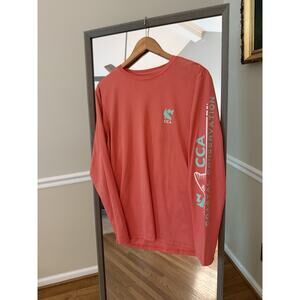 Coastal Conservation Association CCA Sz Small Coral Long sleeve